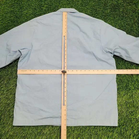 Vintage 90s MOD Jacket XL 23x28 Blue USA - Picture 9 of 11